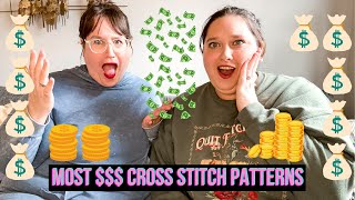 25 Most Expensive Cross Stitch Patterns with Prices (Flosstube Extra)