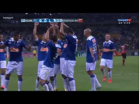 Gol de Dedé - Cruzeiro 5 x 0 Atlético-GO - Copa do Brasil 2013