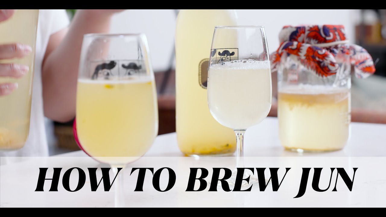 How to Make Homemade Jun Kombucha