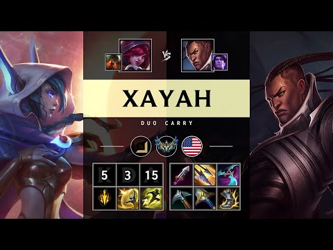 Xayah ADC vs Lucian - NA Challenger Patch 25.07