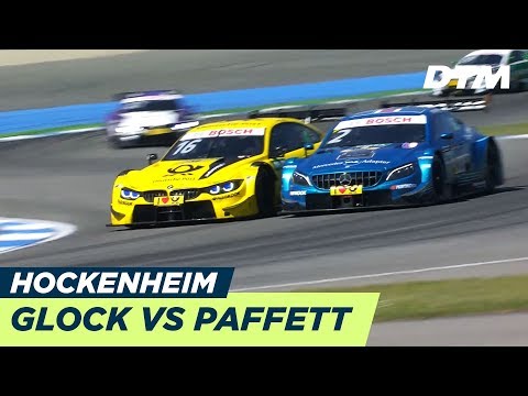 Unglaublicher Zweikampf! Glock vs. Paffett - DTM Hockenheim 2018