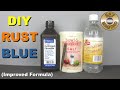 DIY Rust Blue - Bluing with Peroxide, Vinegar and Salt