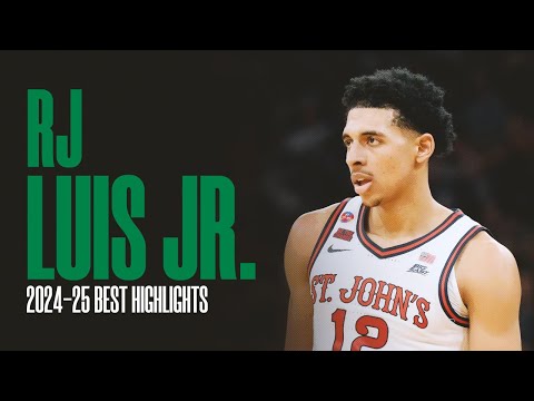 RJ Luis Jr. 2024-25 Best Highlights | Welcome to Boston ☘️