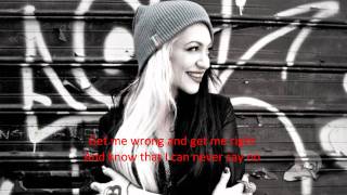 Porcelain Black- Naughty Naughty Lyrics (On Screen)
