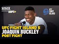 UFC Fight Island 5: Joaquin Buckley Recaps 'Wakanda Style' Headkick KO - MMA Fighting