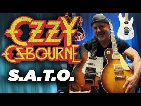 RANDY RHOADS - Double Tracking Guitar Solo Technique - S.A.T.O. - OZZY OSBOURNE