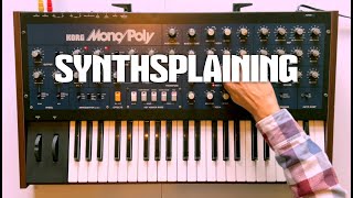 Creating and Explaining Synth Sounds on the Korg MonoPoly 🎹🎛✨