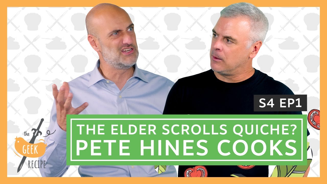 The Geek Recipe | S4 EP.1 - The Elder scrolls quiche? Pete Hines cooks