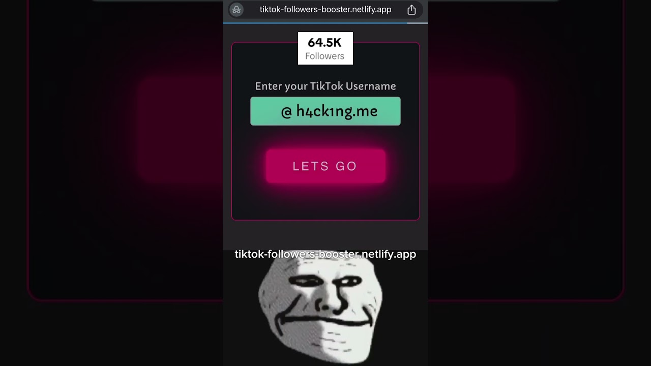 Link: tiktok-followers-booster.netlify.app #tiktok #tiktokvideo #tiktokfollowers #followerstiktok