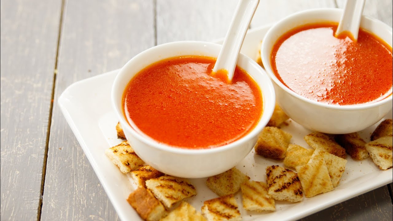 होटल स्टाइल टमाटर का सूप बनाने की विधि - tomato soup recipe perfect cookingshooking