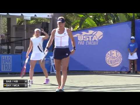 Timea Babos/Nao Hibino v Michaela Bayerlova/Rasheeda McAdoo - W100 BONITA SPRINGS (match incomplete)