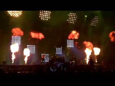 Rammstein Fire Effects (Belgrade Concert 28.04.2013.)