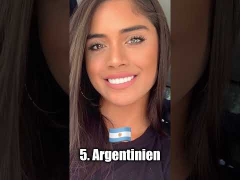 Die LÄNDER mit den SCHÖNSTEN FRAUEN 😍 #shorts