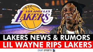 Lil Wayne RIPS Lakers After ALTERCATION At Lakers Game + LeBron James Approaching 40K | Lakers News