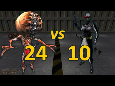 24 Alien Controllers vs 10 Assassins - Half-Life Retro Battles