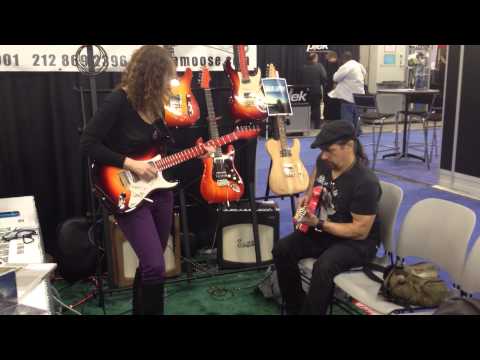 Peekamoose Custom Guitar Demo - Model 1 - Jane Getter & Mark Newman - NAMM Show 2013