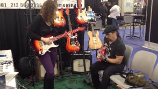 Peekamoose Custom Guitar Demo - Model 1 - Jane Getter & Mark Newman - NAMM Show 2013