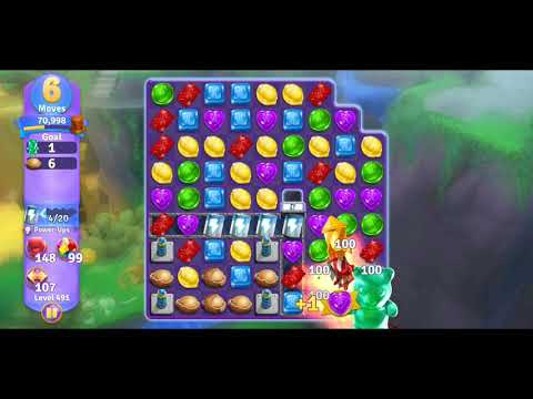 Willy Wonka's World of Candy Level 491 Complete - No Hacks (Android/IOS)