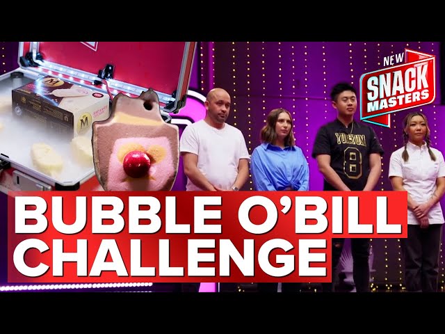 Final four chefs recreate two Streets’ Magnum and Bubble O’Bill classics | Snackmasters Australia