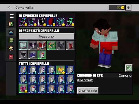 Ho modificato il mio personaggio di Minecraft