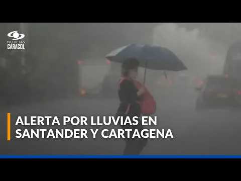 Lluvias dejan a familias afectadas en Santander y obligan a suspender transporte en Cartagena