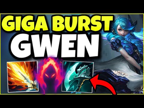 FULL AP GWEN IS INSANE!!! MEGA BURST DAMAGE WITH DARK HARVEST GWEN SUPPORT - League of Legends