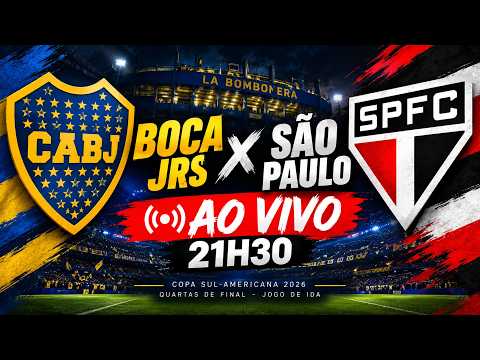 🔴 AO VIVO: BOCA JUNIORS x SÃO PAULO | QUARTAS DE FINAL | COPA SUL-AMERICANA | 21H30