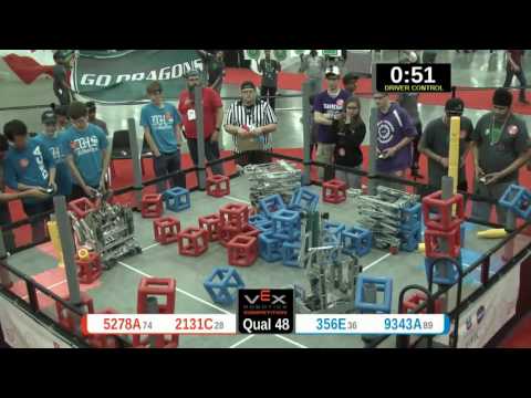 2015 VRC Sci Q48 - 5278A 2131C vs 356E 9343A - 46 to 55 - VEX Worlds 2015 - Science Division