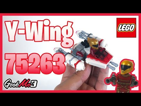 Vidéo LEGO Star Wars 75263 : Microfighter Y-wing de la Résistance