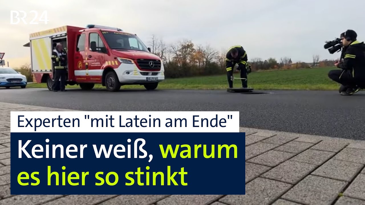 Quelle unbekannt: Ganze Stadt rätselt über mysteriösen Gestank | Abendschau | BR24