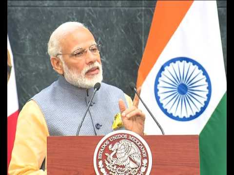 PM Modi's address at the Joint Press Statements in Mexico City, Mexico
