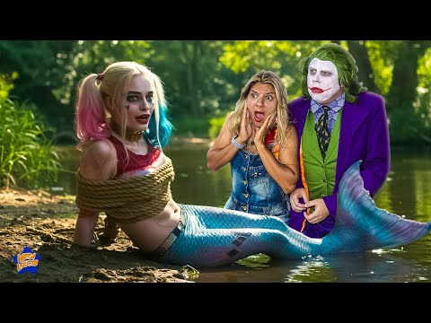 ENCONTRAMOS A ARLEQUINA DE UM JEITO ESTRANHO ELA VIROU UMA SEREIA E ESTÁ MACHUCADA E GRÁVIDA!!