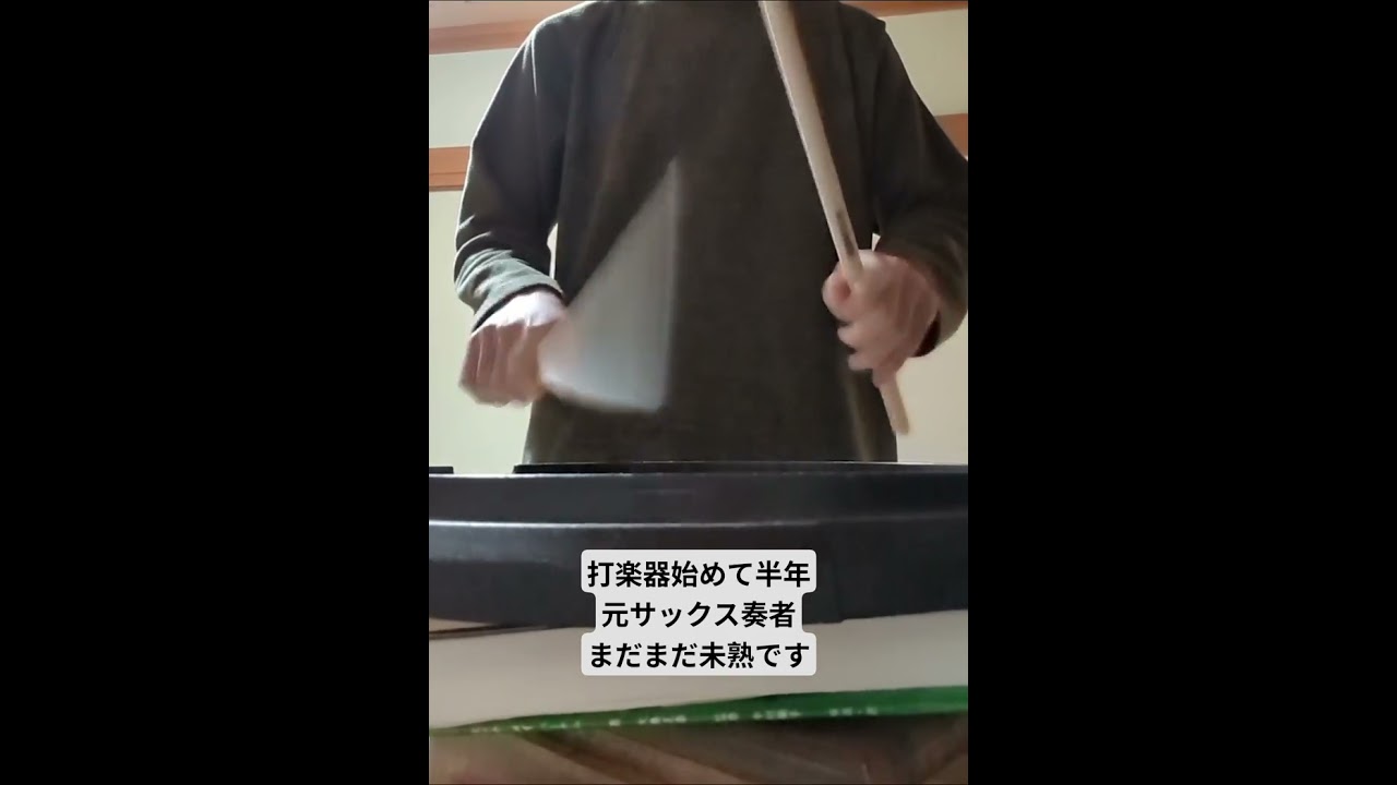 元管楽器の打楽器ほぼ初心者が2つ打ち叩いてみた