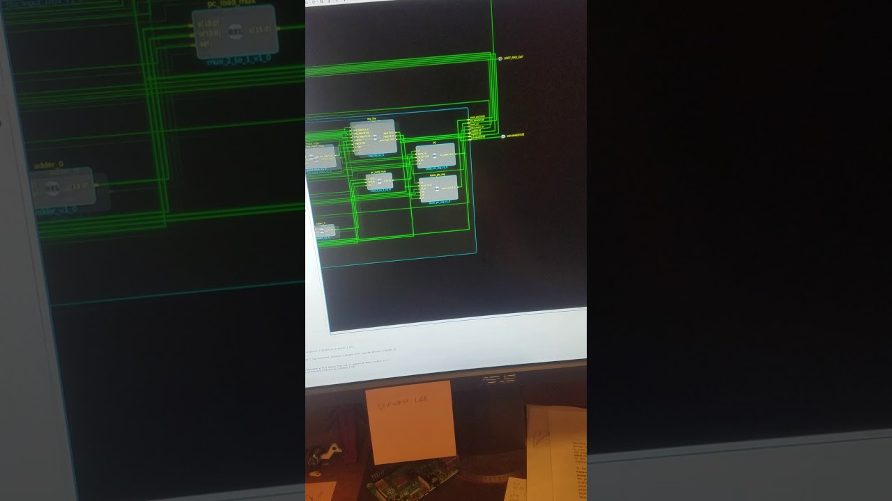 Testing 16-bit RISC CPU design.