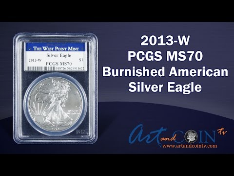 2013-W PCGS MS70 Burnished American Silver Eagle