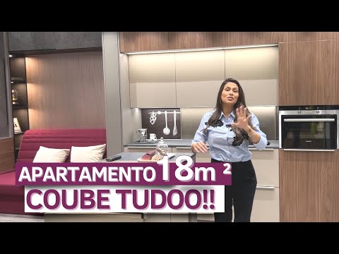 Tour of a Dream Apartment 18m² with a fitted wardrobe! • Larissa Reis Arquitetura