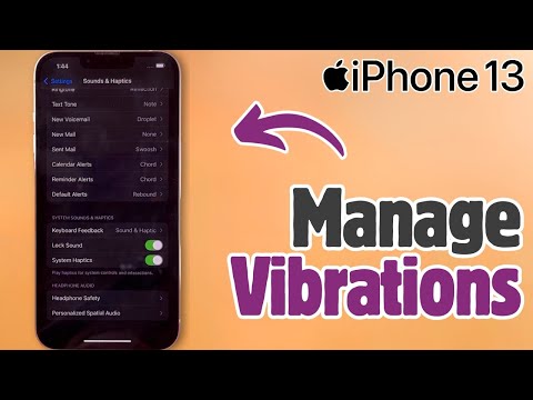 iPhone 13 – Customize Vibration Settings for Calls and Texts
