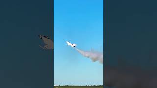 F-16 Thunderbird High Alpha Pass at Wings Over Houston Air Show