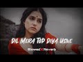 Dil Mera Tod Diya Usne Slowed Reverb