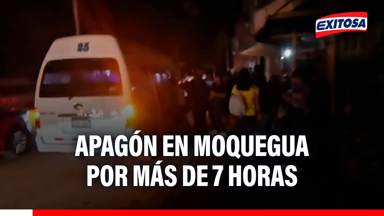 🔴🔵 Alerta en Moquegua: Apagón de MÁS DE 7 HORAS generó preocupación en la ciudad