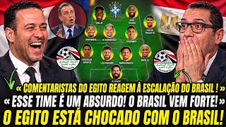 MIDIA DO EGITO REAGE A SELEÇÃO BRASILEIRA E OLHA OQUE ELES FALARAM... 