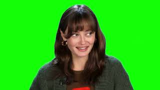 Ella Purnell green screen