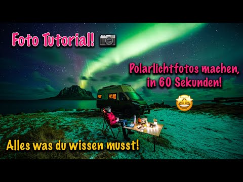 "Meisterklasse in 60 Sekunden: So fotografierst du atemberaubende Polarlichter!"
