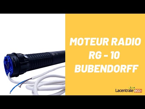 Moteur radio RG - 10 Nm -Bubendorff