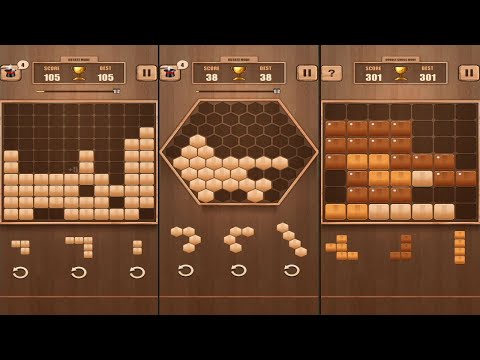Wooden 100 Block (by LIHUHU) - free offline block puzzle game for Android and iOS