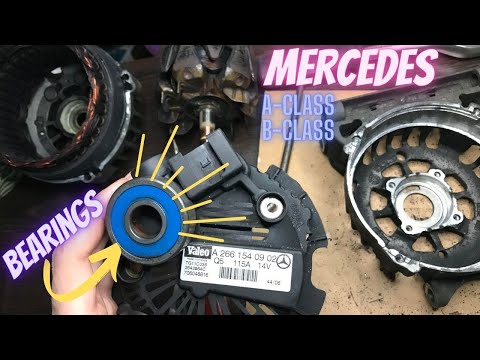 Valeo A2661540902 alternator generator replaced the bearings Mercedes A class W169 and B class W245