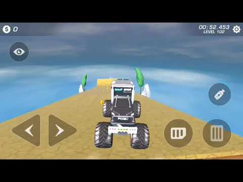 Car stunts climb 3D ( Mountain climb stunt)level 102 star 3
