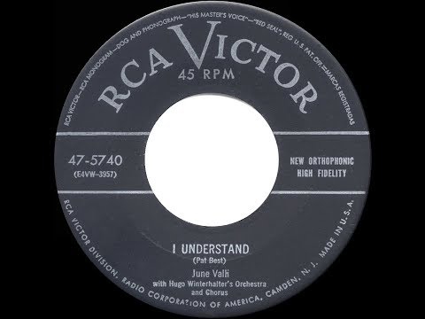 1954 HITS ARCHIVE: I Understand (Just How You Feel) - June Valli