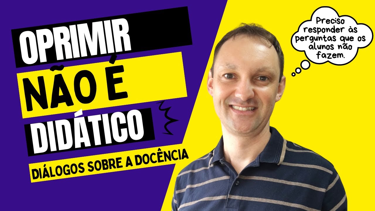 Ser professor - a sala de aula não é o lugar de ensinar, não de entreter.