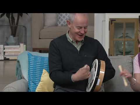 Michael Vignoles 12" Irish Bodhran Drum with DVD on QVC